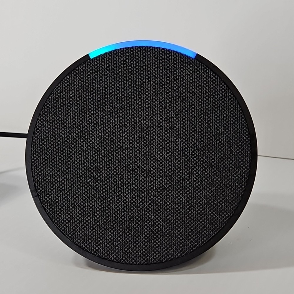 Amazon Echo (Model C2H4R9) Smart Speaker – Black – W/ 15W Power Adapter – Tested