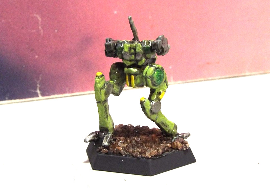 BATTLETECH LOCUST MECH (CATALYST, PLASTIC, PAINTED)