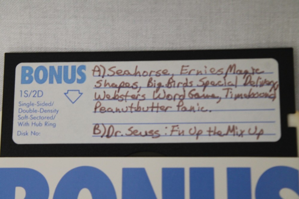 13 Pcs 5.25 Inch Floppy Disk Educational Different Software Math Science Shapes