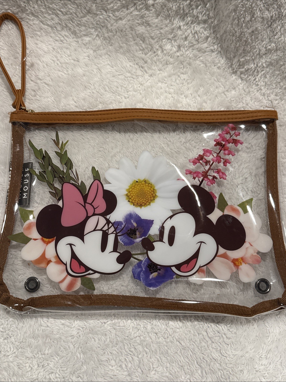 Bioworld Disney Mickey And Minnie Tote Bag! Clear Perfect For The Parks