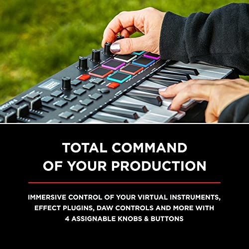 Oxygen Pro Mini 32 Key USB MIDI Keyboard Controller With Beat 32 Mini Keys