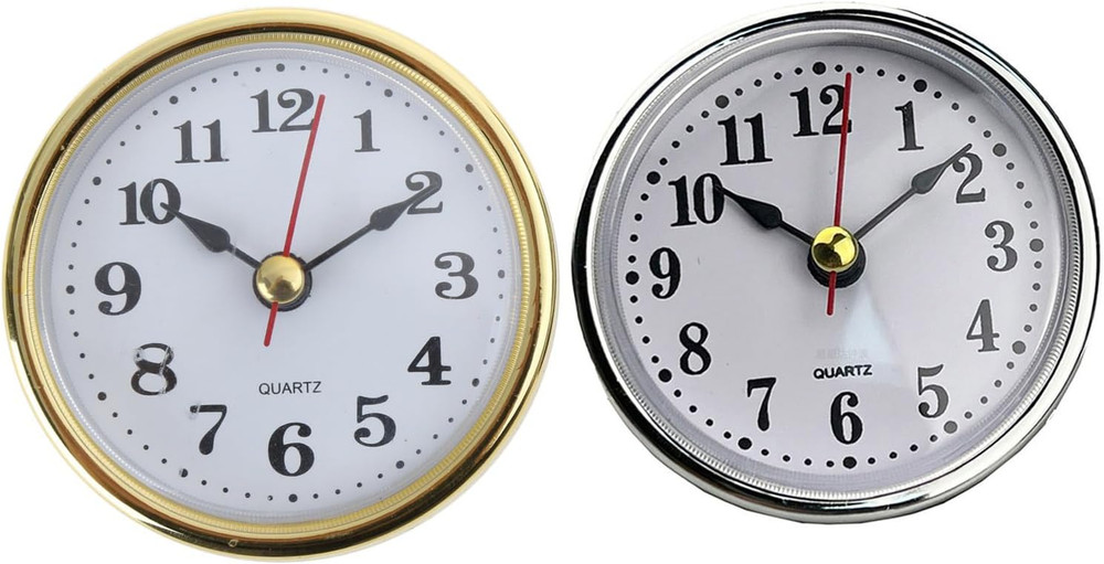 Clock Insert round Clocks Movement 2-1/2 65Mm Diameter Clock Head Arabic Numeral