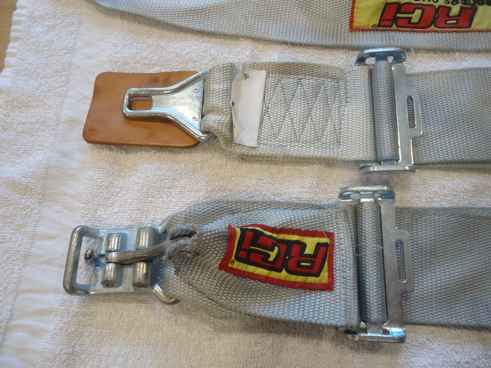 RCI RACING SEAT BELTS SILVER
