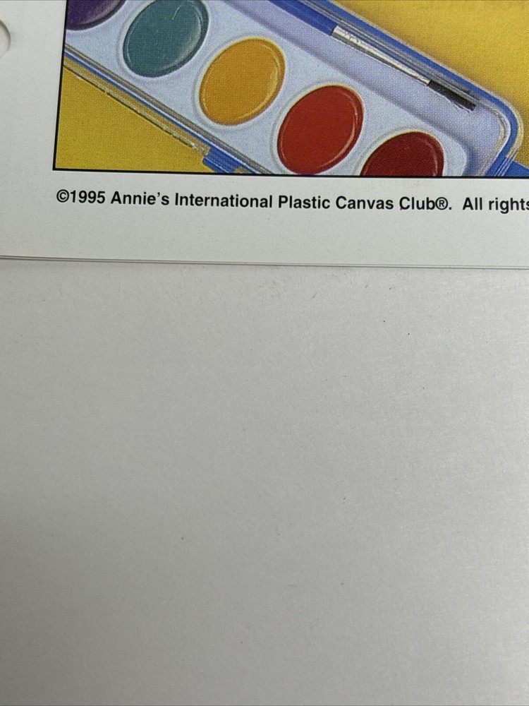 Alphabet Flash Cards 26 Designs ABC's Annie's Attic Plastic Canvas Pattern Page