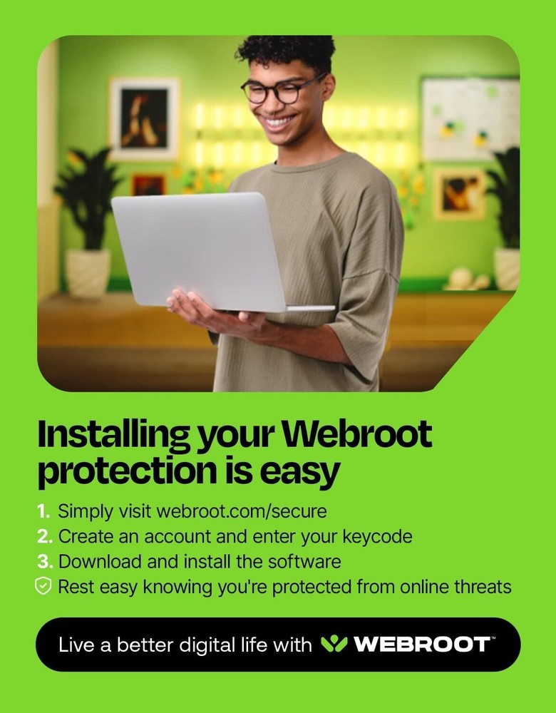 Internet Security Plus 2025 - 3 Device Antivirus + Password Manager Keycard