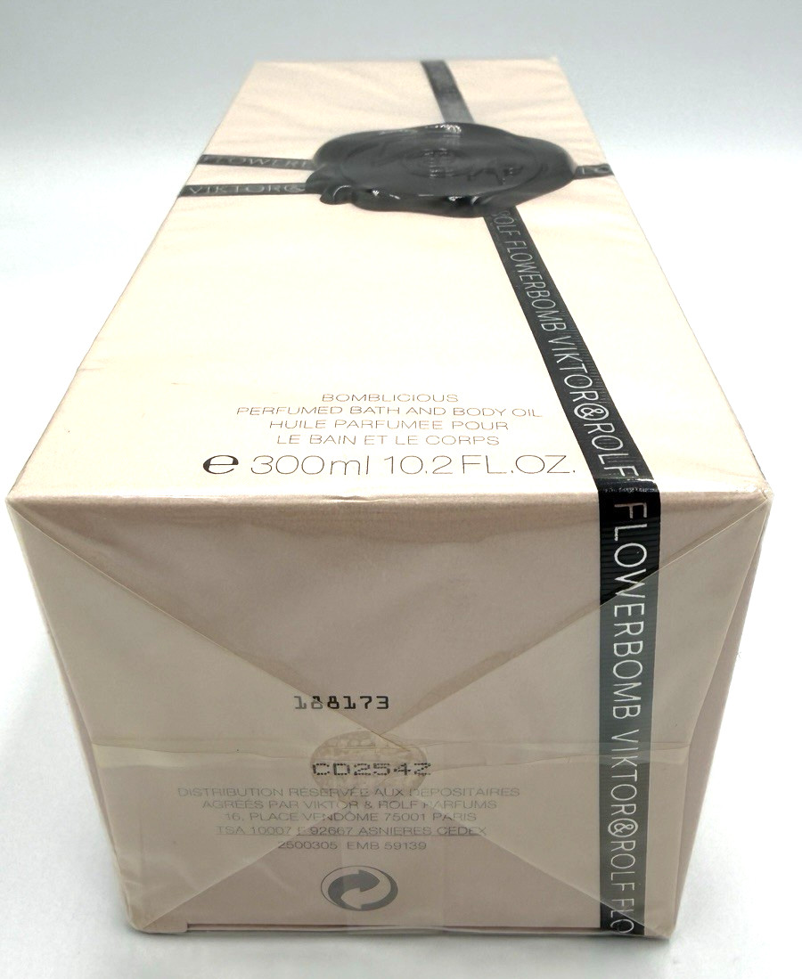 Viktor & Rolf Flowerbomb Bomblicious Perfumed Bath Body Oil 300ml Factory Sealed