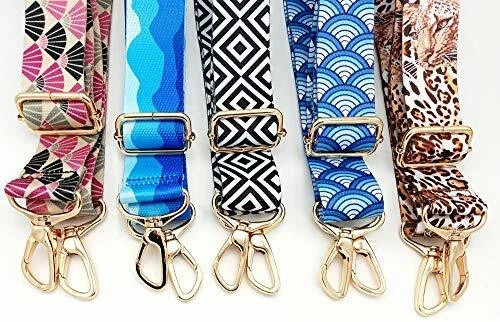 Wide Shoulder Strap Personalized Print Adjustable Replacement Belt Crossbody