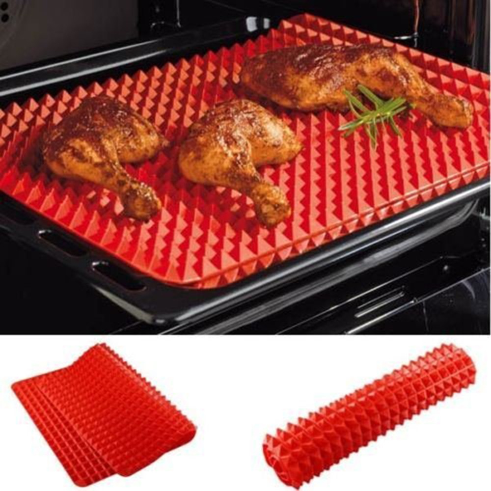 Nonstick Baking Sheets Non-stick Cooking Mat Pyramid Dough for Counter Roasting