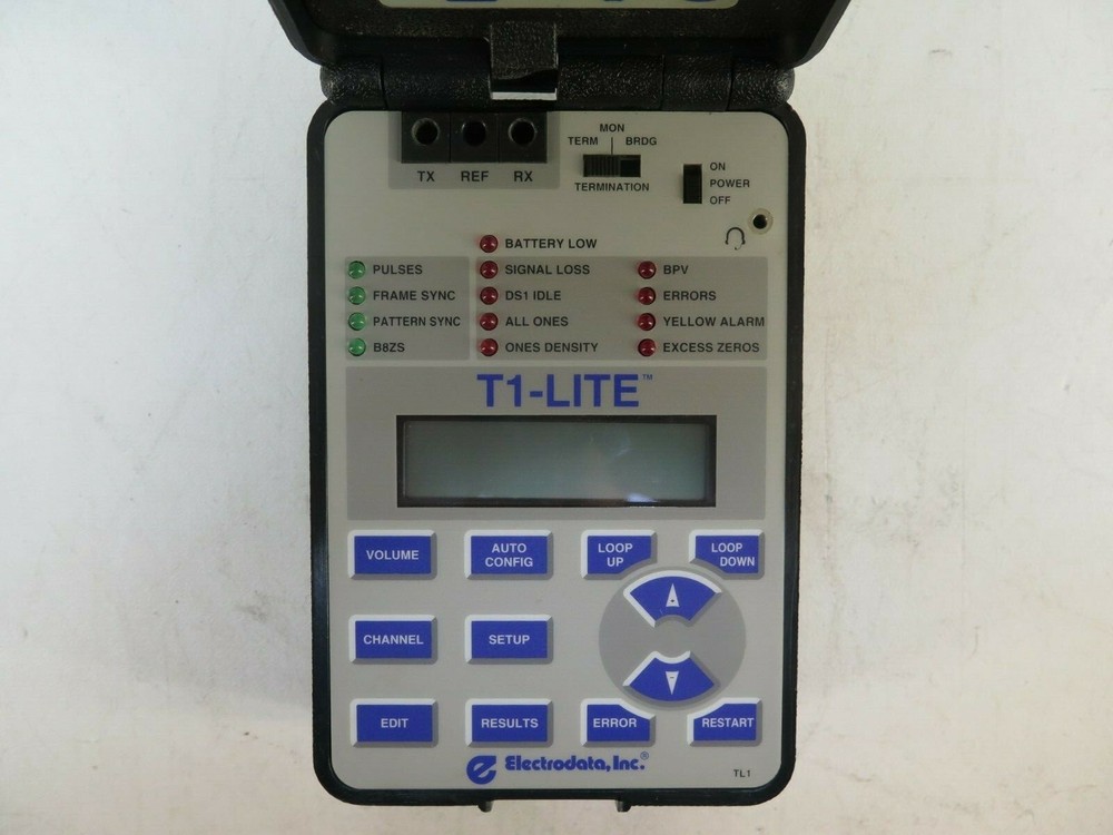 Electrodata T1-Lite Communication Test Set Line Tester W/ Accessories