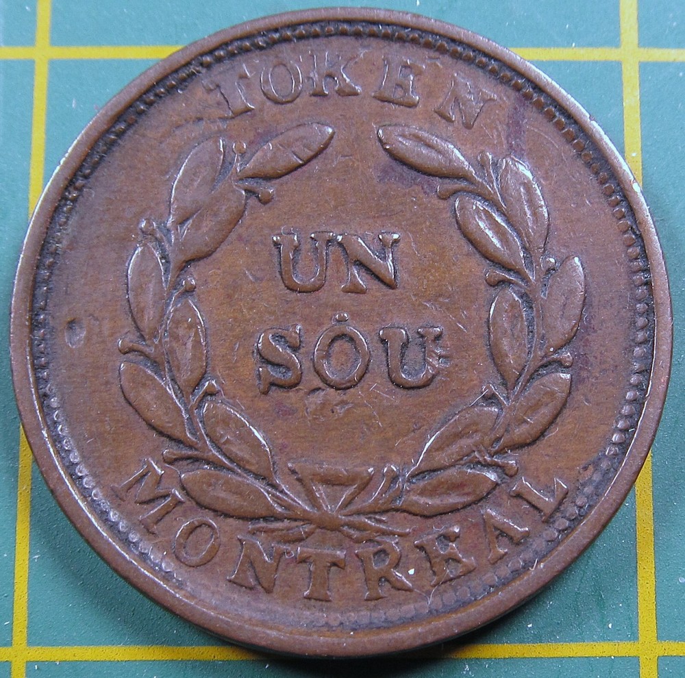 Lower Canada Un Sou Token LC-23C