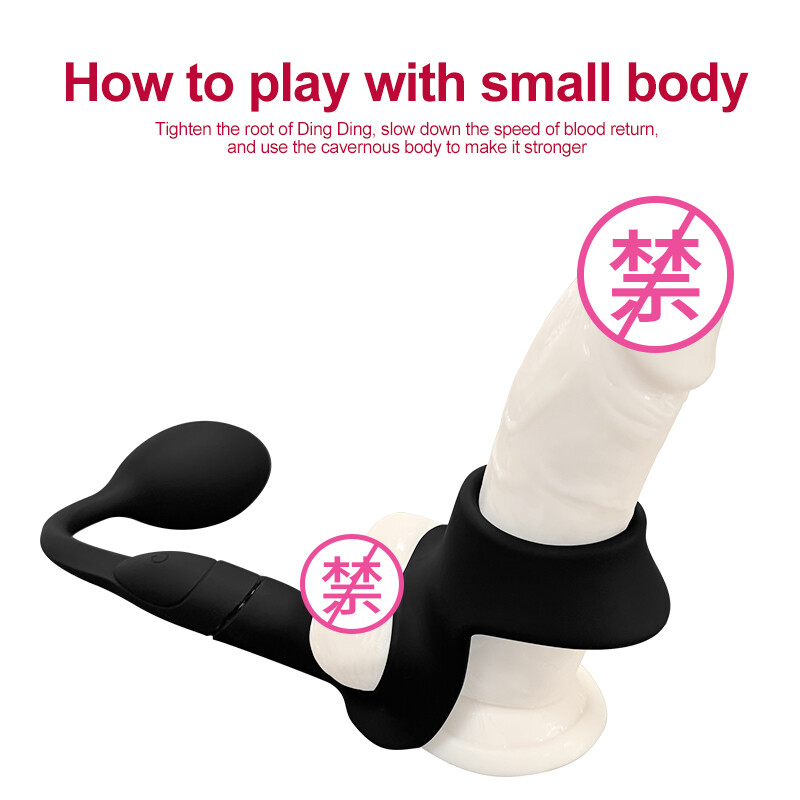 Remote Electric Penis-Stretcher-Sleeve Penis-Enhancer-Ring Men Delay Ejaculation
