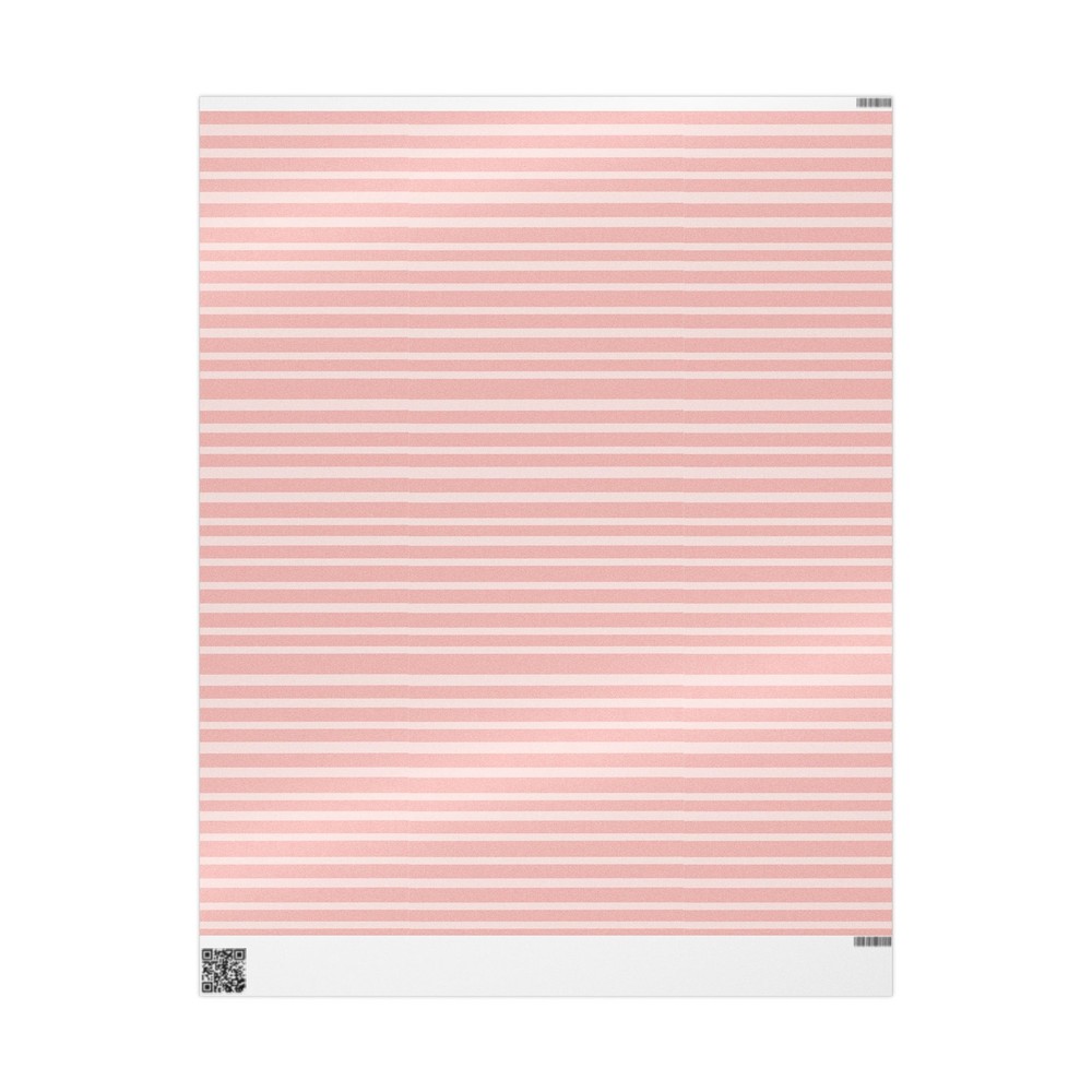Pink Striped Wrapping Papers