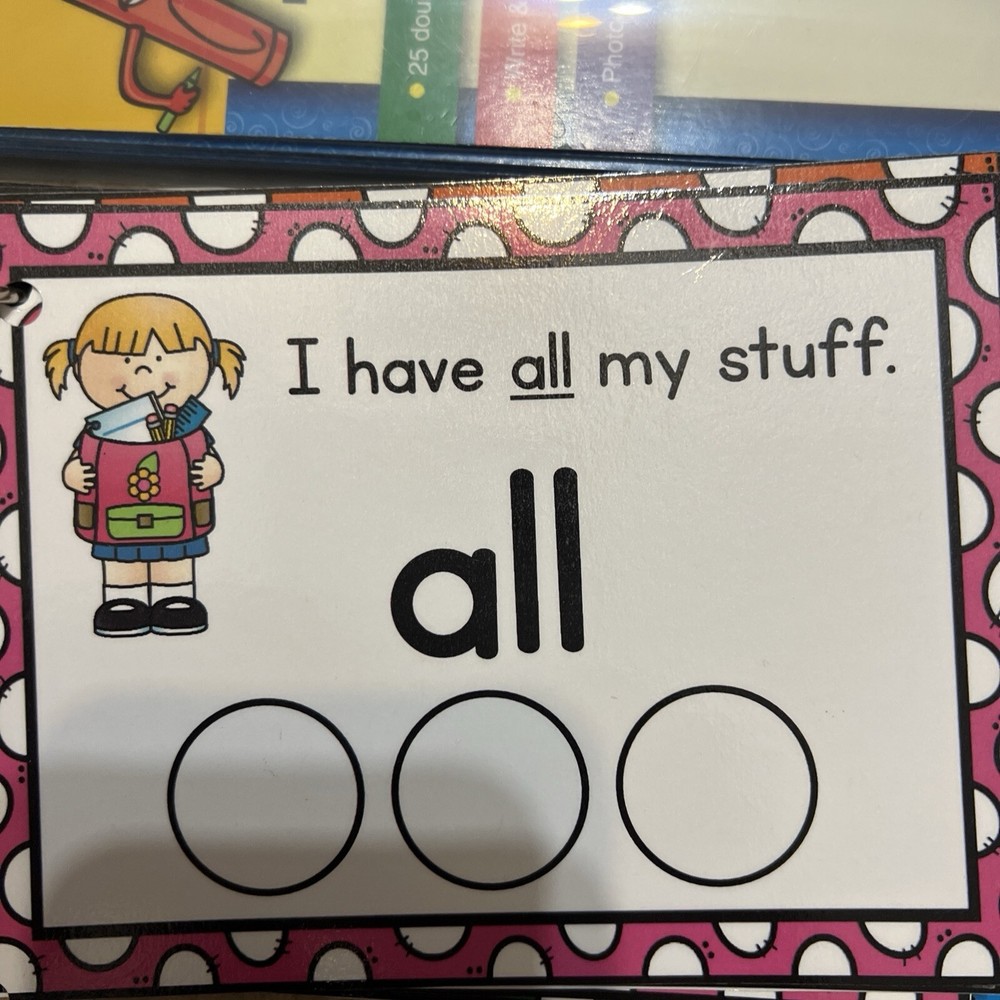 Lakeshore Write & Wipe Sight-Words Practice Cards