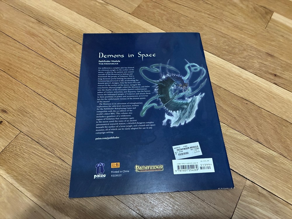 Pathfinder RPG The Moonscar RPG D&D 3.5 D20