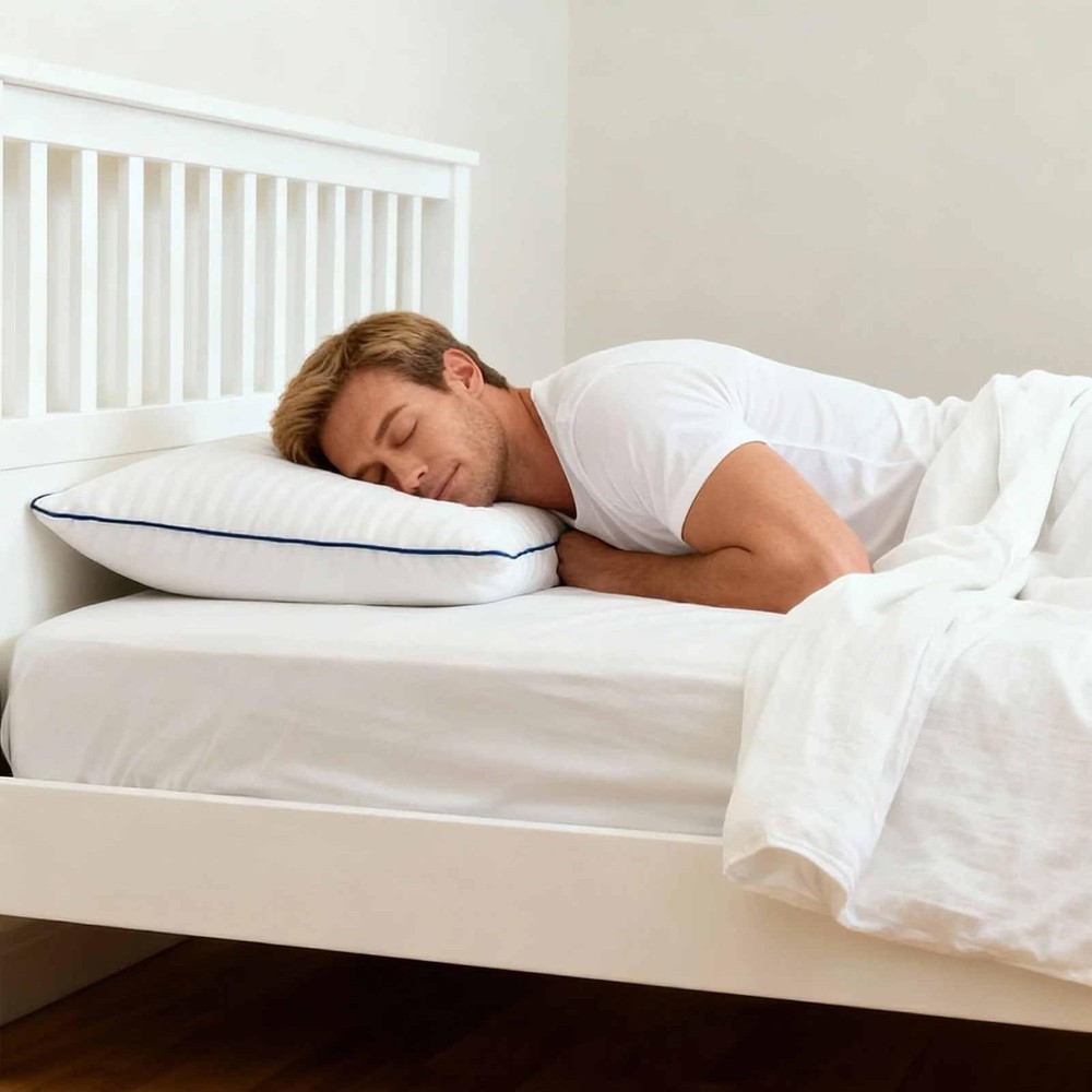 iFaon Ultra Thin Flat Soft Bed Pillows Standard Size Standard(2 pack), White