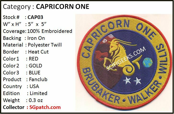 CAPRICORN ONE - 5 INCH PATCH - CAP03