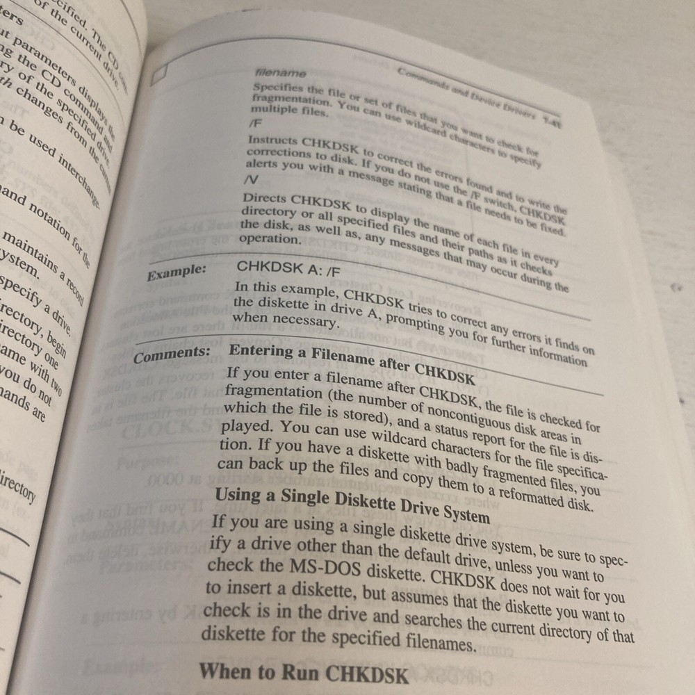 MS-Dos Version 5 Paperback Textbook Refrence Guide 1992 Compaq Industry