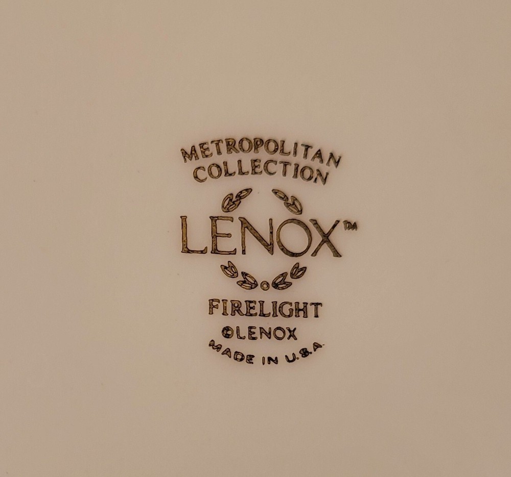 Lenox Firelight Place Setting (5 pieces) EXCELLENT!