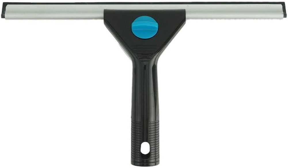 12 Inch All Purpose Window Squeegee - Lightweight Durable Plastic Handle -Alumin