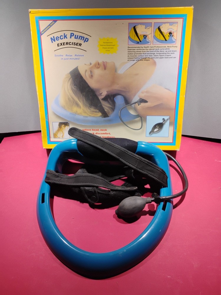 Posture Pump Neck Exerciser Professional Model Traction Cervical Disc Hydrator