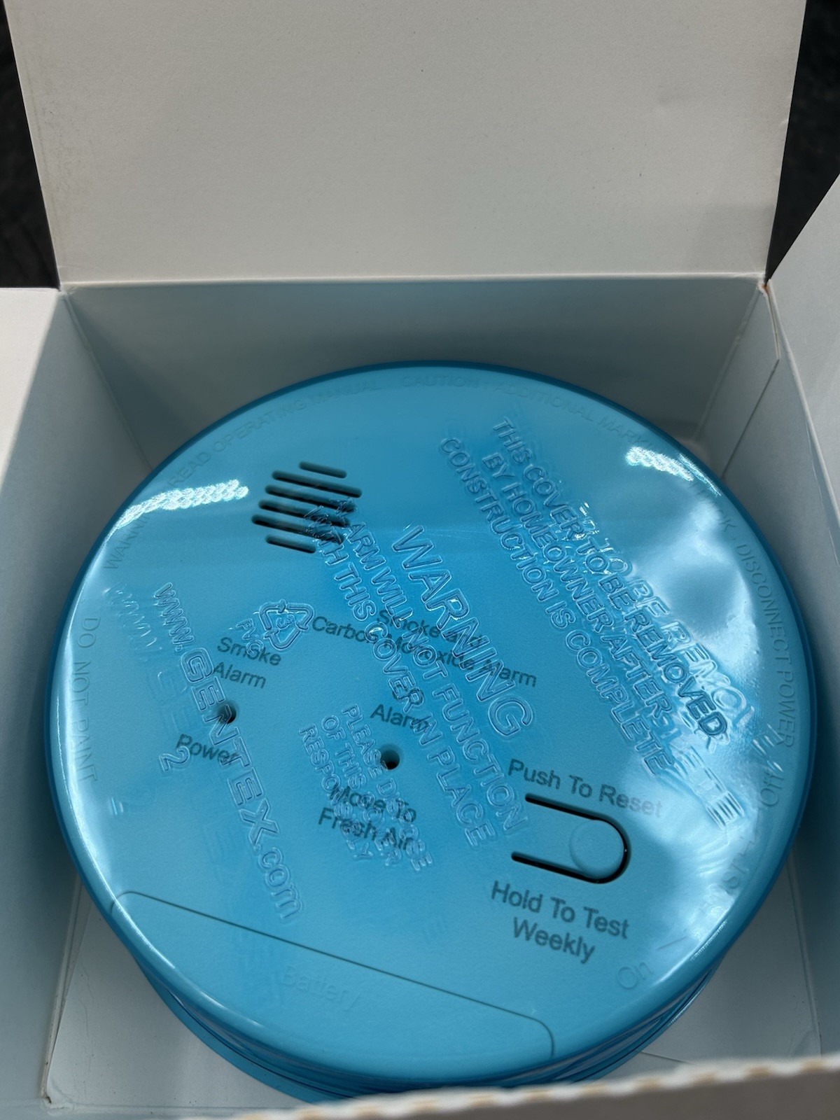 NIB Gentex GN-503 Smoke & CO Alarm 120VAC With 9VDC Battery Backup C01209/S1209