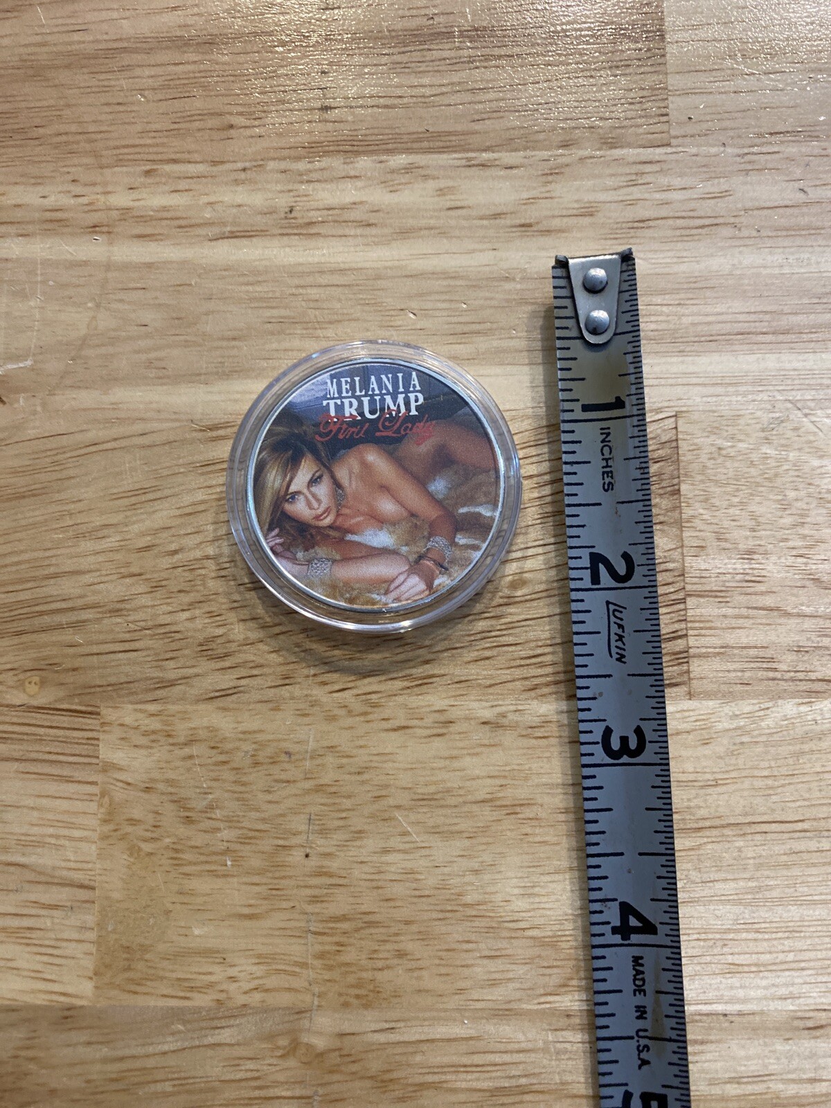 Melania Trump Coin NSFW MAGA Novelty Anti Biden Clinton Obama Collector NUDE