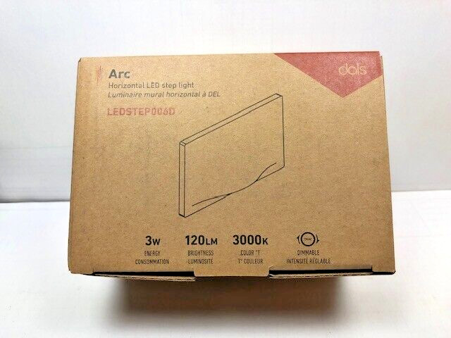 DALS Lighting LEDSTEP006D-BK 5" Wide LED Step Light - 3000K & 120 Volt - Black