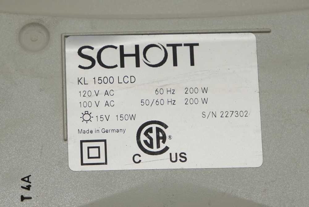 Zeiss Schott KL1500 LCD Light Source (R16)