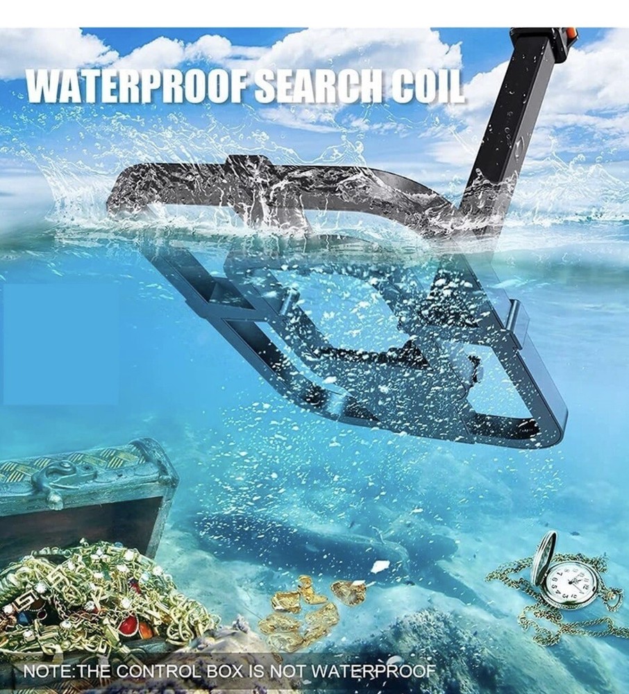 Foldable Metal Detector SJ009, High Accuracy Lightweight Collapsible, Open Box