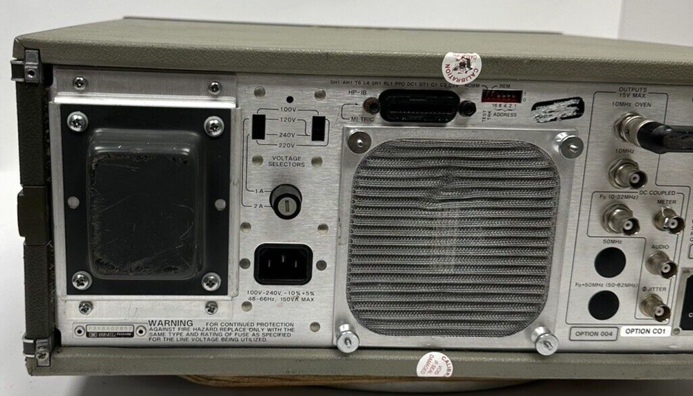 Hewlett Packard 3586B Selective Level Meter