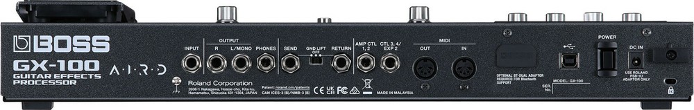 Roland / Boss GX-100 Guitar Multi-Effects Processor with Color Touch Display