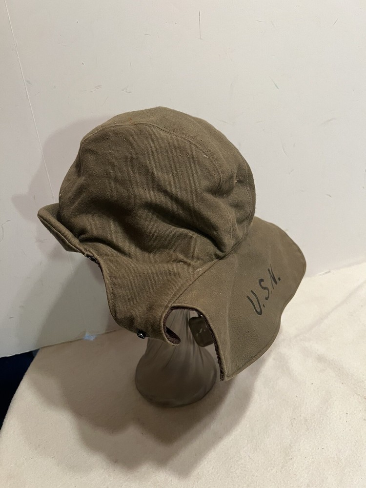WWII US Navy Deck Hat Cap Size 7 1/4