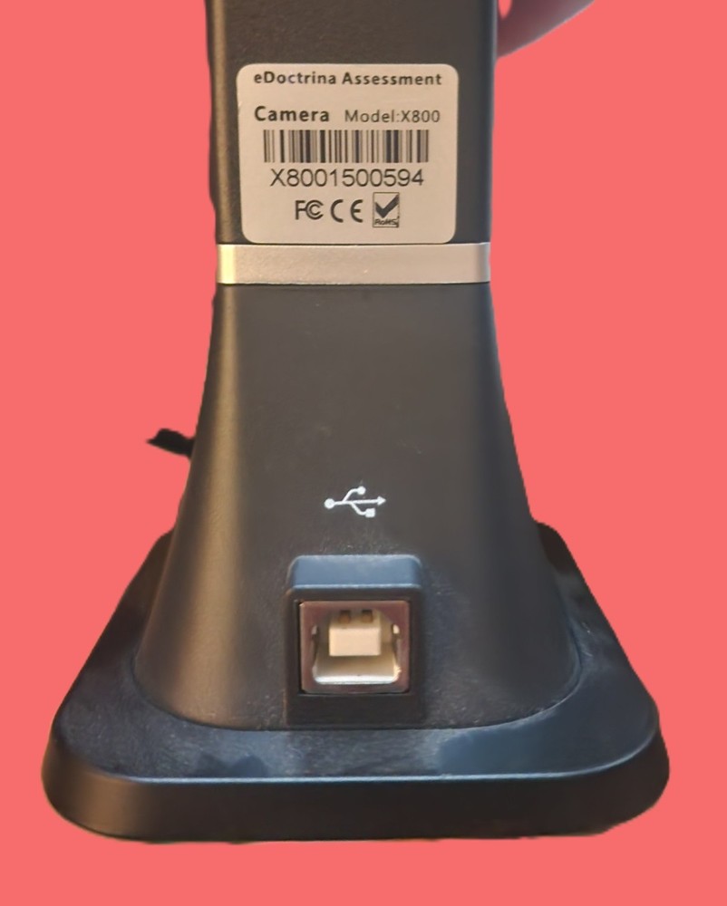 EDOCTRINA MODEL X800 USB DOCUMENT CAMERA