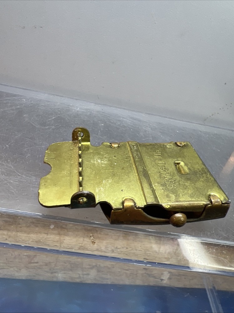 WW2 US Army Signal Corps Brass Belt Buckle