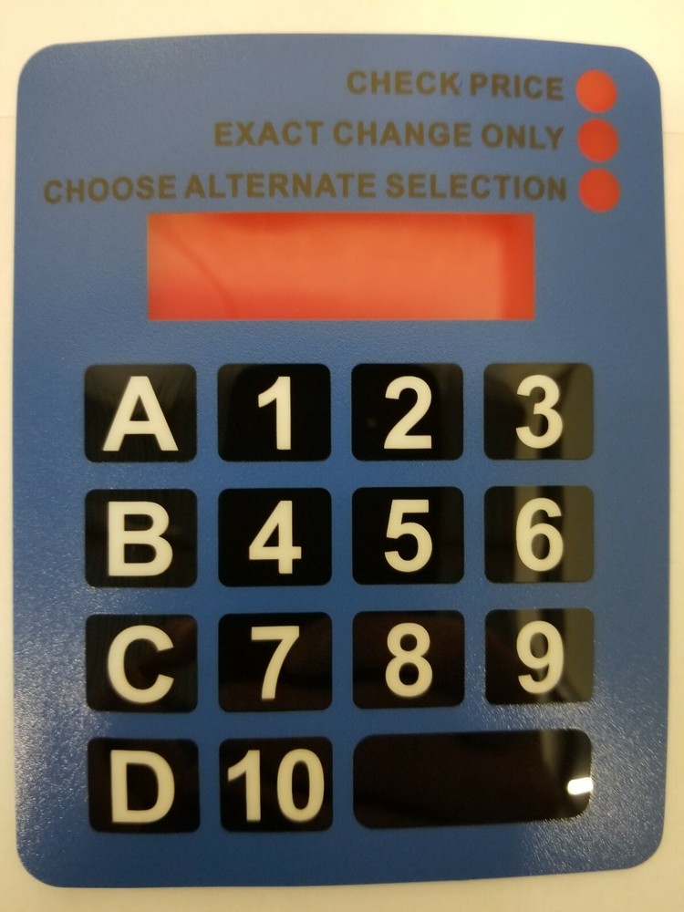 Seaga combo vending machine keypad