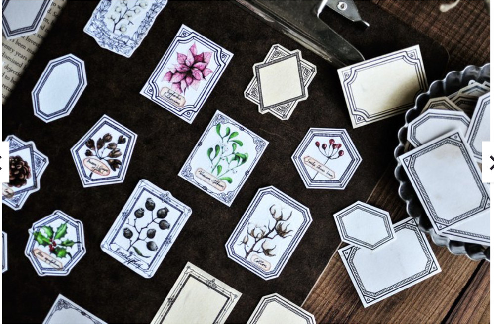 MiaoStelle Winter Forest Washi Tape SAMPLE LOOP