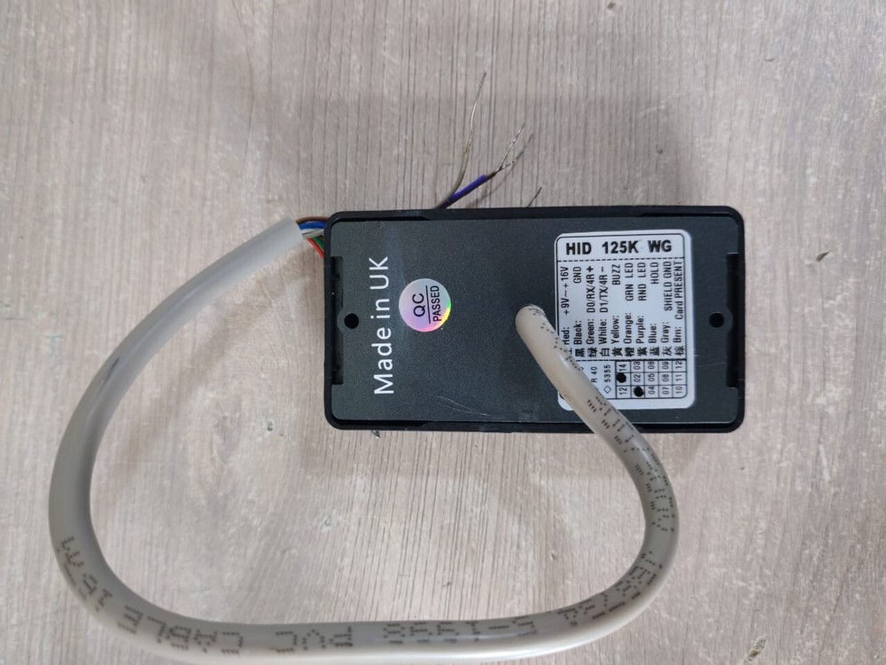 HID 125K WG / CI-HID001 CARD READER FOR ACCESS CONTROL SYSTEM