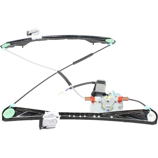 Front, Driver Side Power Window Regulator, With Motor For 00-02 LS