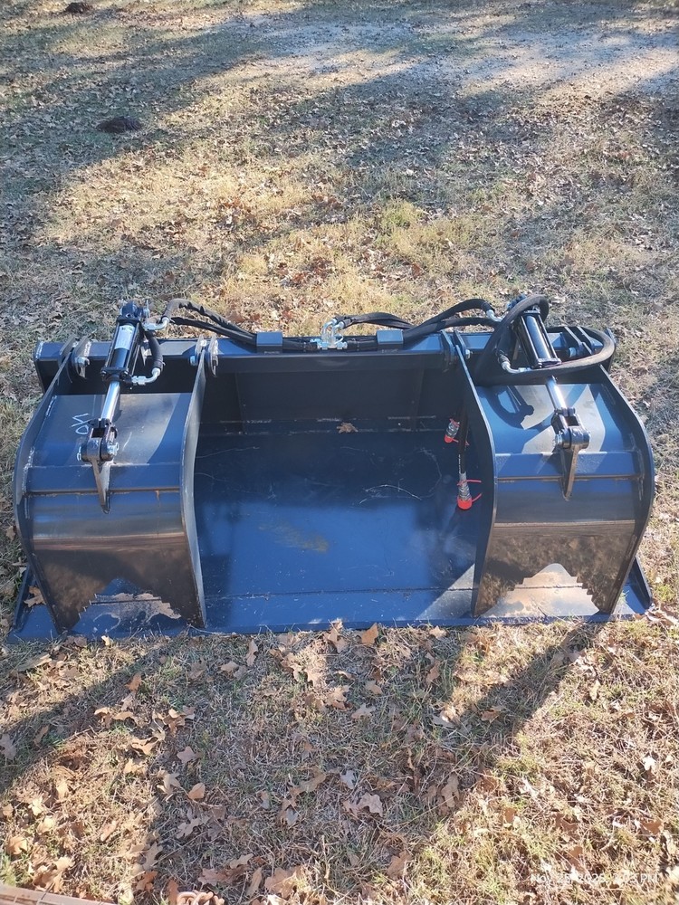 Skid Steer Root Grapple Bucket Attachment 72"