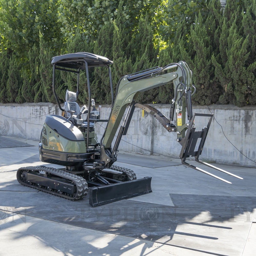 TYPHON TERROR XXV Pallet Fork Attachment for 2.5–3 Ton | Adjustable Stabilizer