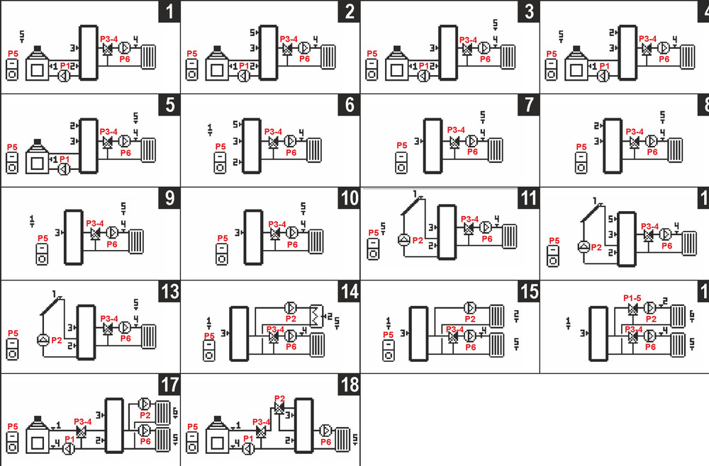 Pumpengruppen Set Two Mixed Heating Circuits Electronic Regulated Mixer Circuit