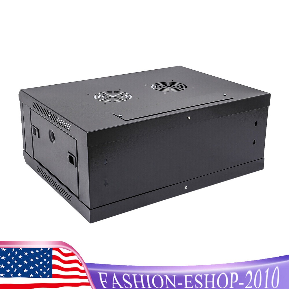 4U Server Cabinet Case Wall Mounted Network Server Data Cabinet Enclosure Rack