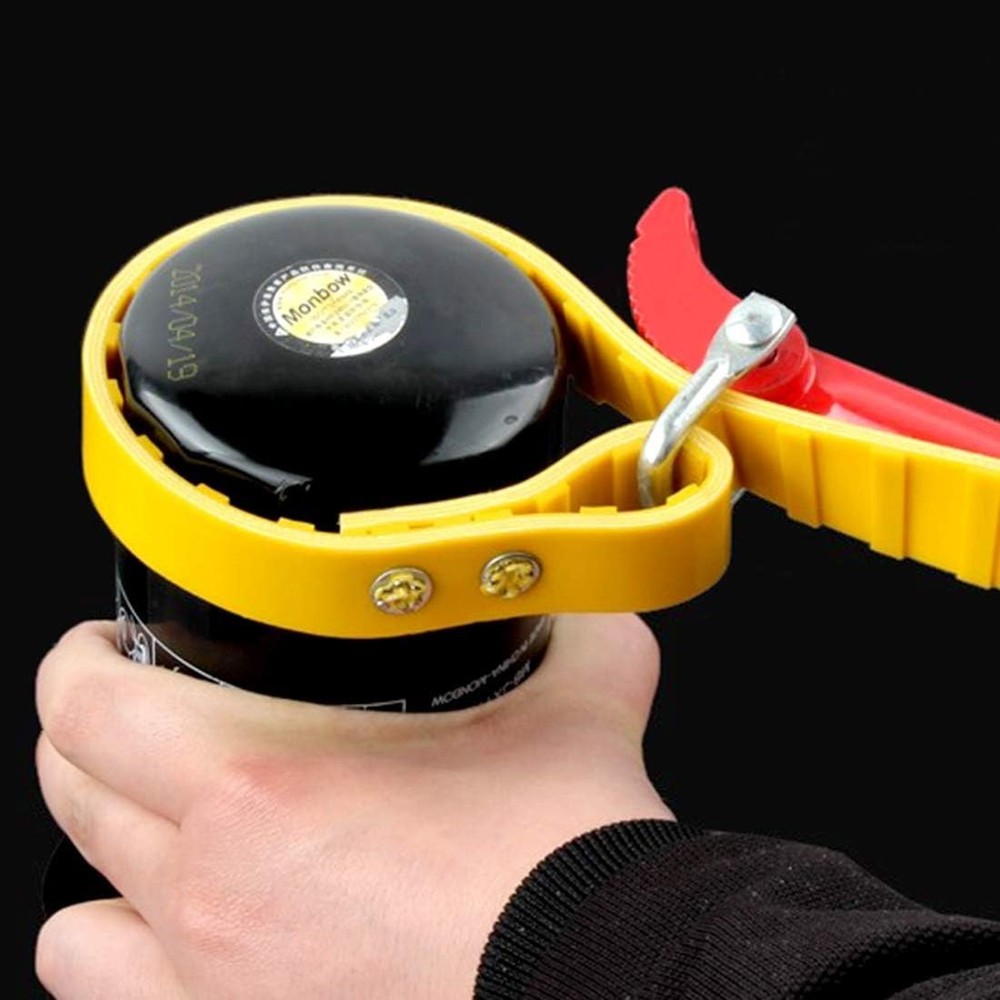 Bright Color 2-Pack Adjustable Strap Wrenches: 12" & 7.8" for Home Projects