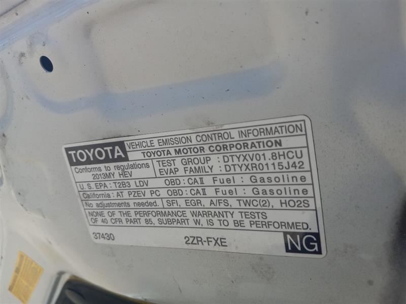 Chassis ECM Computer Power Supply VIN Dp Fits 13 PRIUS