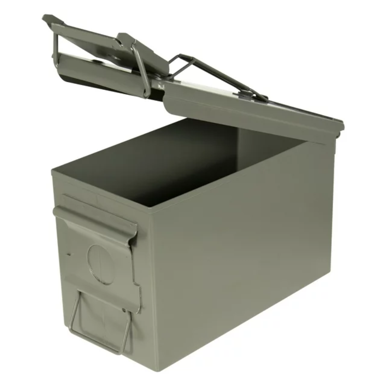 Strategy 50 Caliber Metal Ammo Storage Box 12 in x 6.125 in x 7.25 in OD Green
