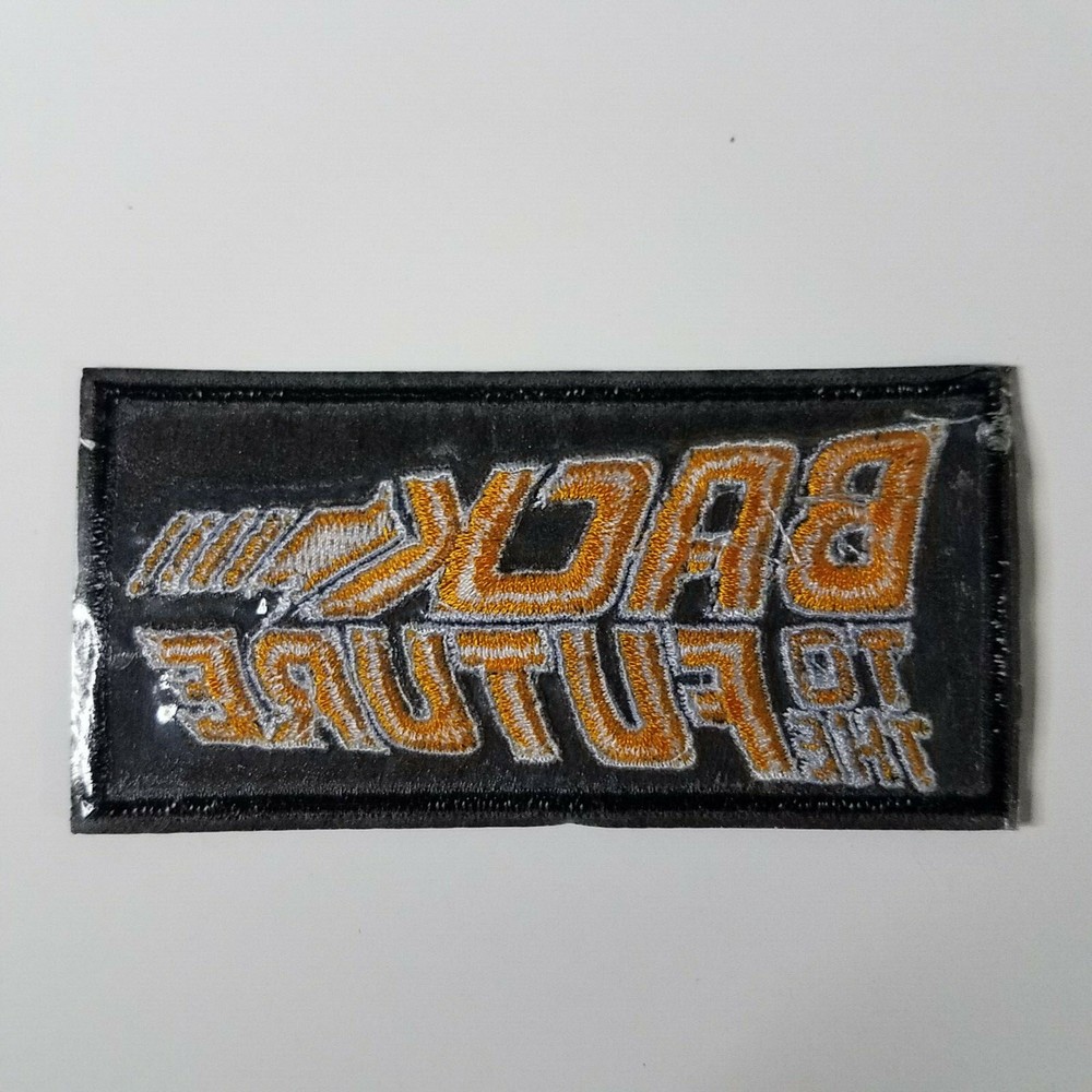 Back To The Future Logo Patch 4 inch