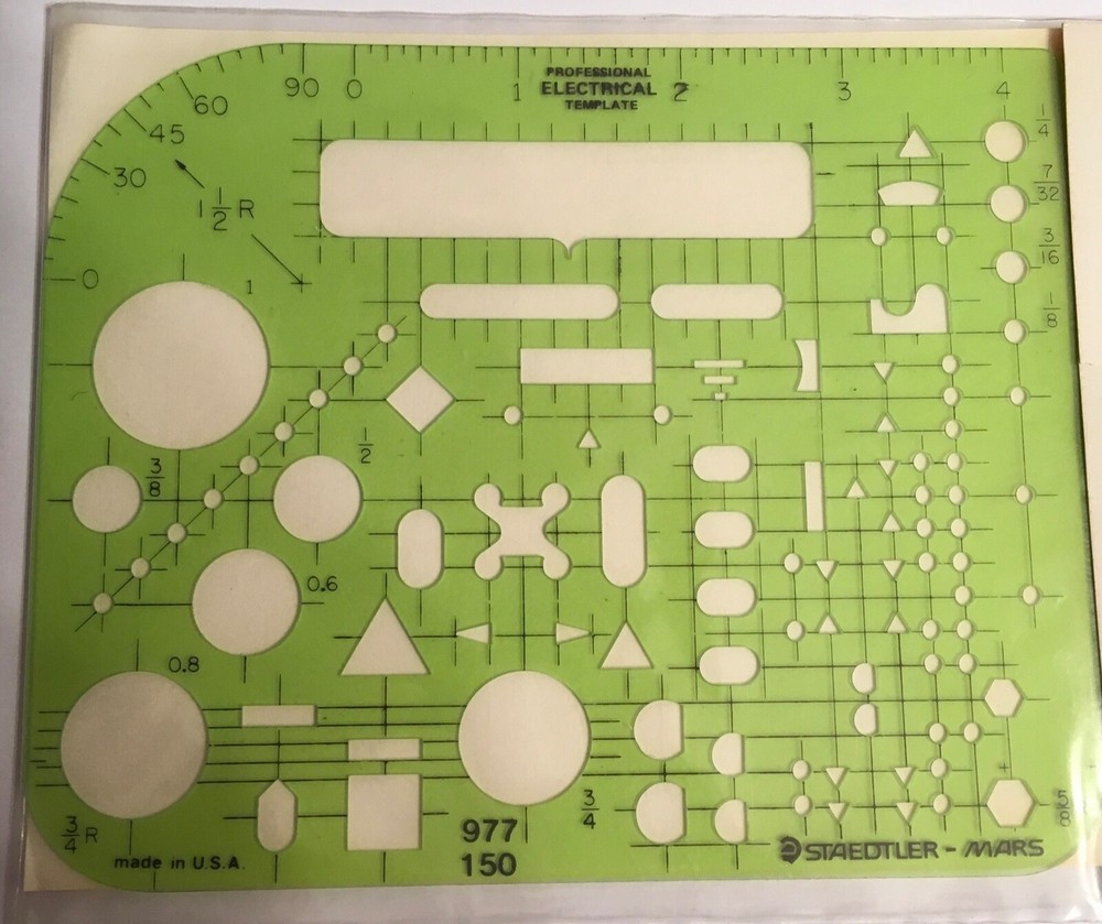 Staedtler mars # 977 150 Professional Electrical Template