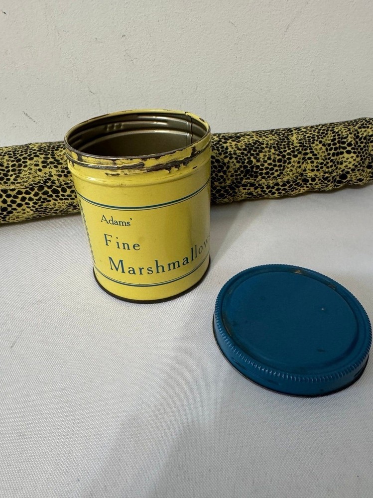 Vintage ADAMS' FINE MARSHMALLOWS SNAKE IN A CAN