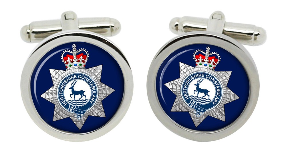 Hertfordshire Constabulary Cufflinks in Box