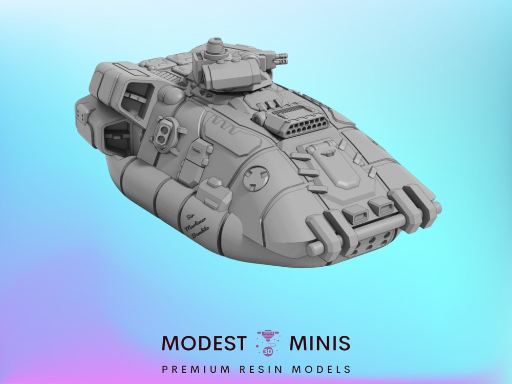 Maximka C Heavy Hover | 1:265 | 6mm Battletech Scale | Mecha | Sir Mortimer